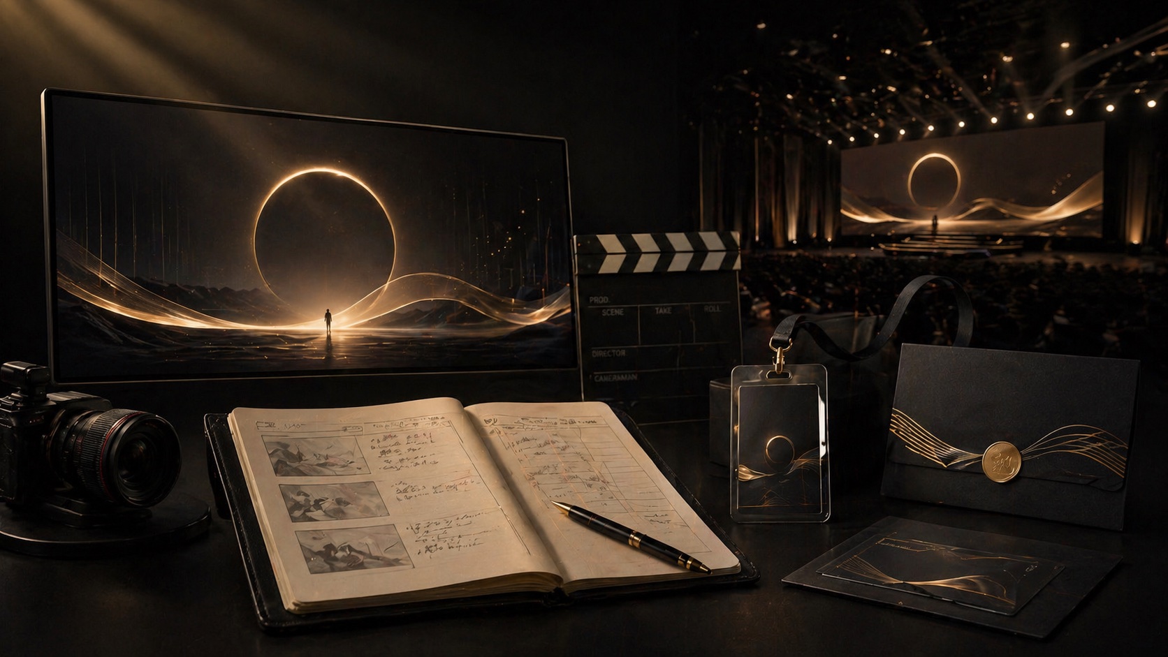 释鹏文化品牌发布物料系统场景